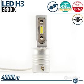 Lampada LED H3 Luce Potente 6500K 4000LM Canbus