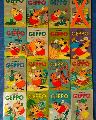 Lotto di 15 fumetti di Super Geppo