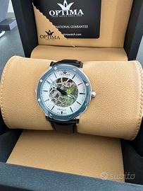 Orologio automatico optima skeleton