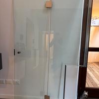 Porta in vetro per doccia
