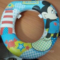 Riduttore wc x bambini, sedile morbido copri water