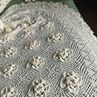 Coperta matrimoniale cotone all’uncinetto