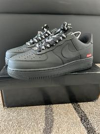 Sneakers Supreme xNike Air Force 1 nere taglia44.5