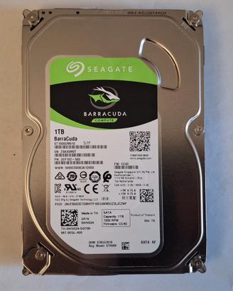 Seagate 1 TB 3,5" Nuovo
