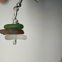 Set bracciale e orecchini  in vetro