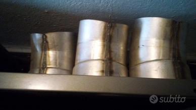 Curve canna fumaria per legna Piazzetta