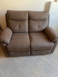 Divano 2 posti reclinabile