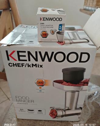 Kenwood originali tritacarne più adattatore 
