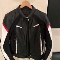 Giacca Revit Xena 2 lady Bianca e rossa in pelle
