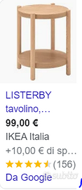 Tavolino rotondo IKEA  NUOVO e già montato