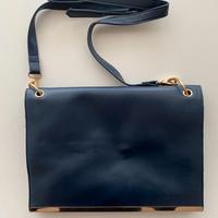 borsa a tracolla sisley blu navy