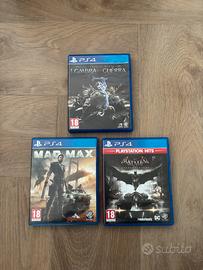 Stock giochi Ps4