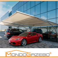 carport auto pvc anti grandine tettoia gazebo moto