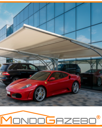 carport auto pvc anti grandine tettoia gazebo moto