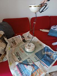 Lampadario tondo vetro