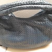 BORSA A SPALLA BLU-BOTTEGA VENETA