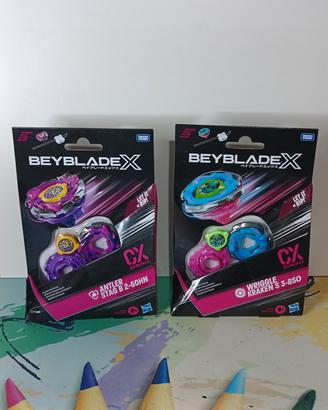 Set 2 Beyblade X CX: Antler Stag & Wriggle Kraken