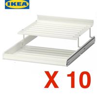 IKEA 10 x KOMPLEMENT Ripiano per scarpe estraibile
