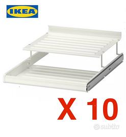 IKEA 10 x KOMPLEMENT Ripiano per scarpe estraibile
