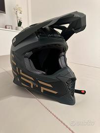 Coppia Caschi Enduro Acerbis+maschera cross 100%