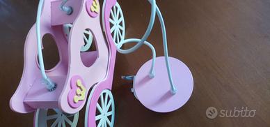 Lampadario bambina carrozza 2XE 27