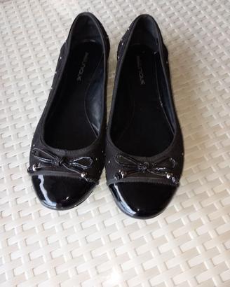 SCARPE DONNA BALLERINE N.39 NERO LUCIDO COME NUOVE