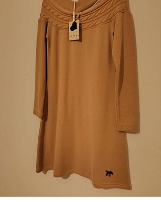 Abito lana Mitika cammello