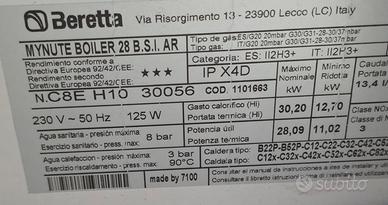 caldaia MYNUTE BOILER 28 B.S.I. AR