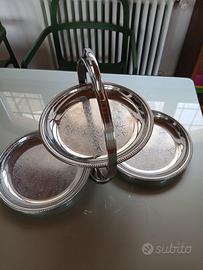 Vassoio Alessi alzatina vintage
