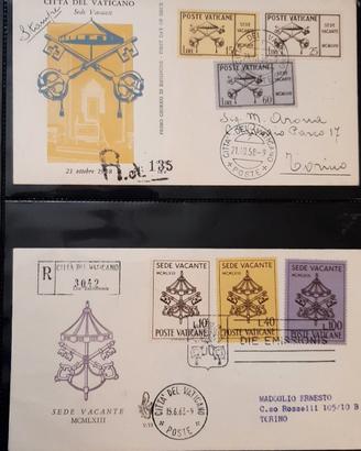 "Sedi vacanti" del 1958, 1963, 1978, 2005 e 2013