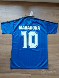 Seconda maglia dell'Argentina Maradona 10 taglia L