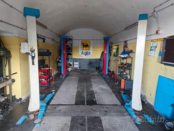 Officina attrezzata per meccanica e gommista