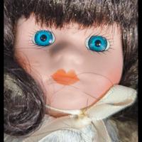 Bambola Vintage Completamente In Porcellana Damina