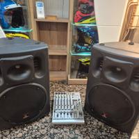 Casse attive biamplificate 300+100