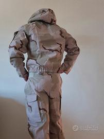 ARMY Mopp Giacca Pantalone Militare Parka Esercito
