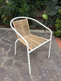 6 sedie da giardino
