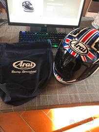 Casco in fibra Arai Viper GT flag UK  tg.XL