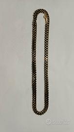 Collana Vintage AVON Catena Piatta oro-nero