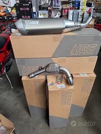 Marmitta scarico HGS KTM HUSQVARNA GAS GAS