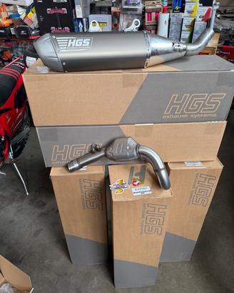 Marmitta scarico HGS KTM HUSQVARNA GAS GAS