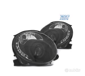 FARI FIAT 500 07-15 LUCE DIURNA TFL FONDO NERO