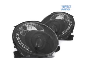 FARI FIAT 500 07-15 LUCE DIURNA TFL FONDO NERO