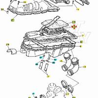 Guida filtro aria Yamaha XTZ Tenerè 600 2RW1445800