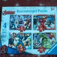 2 PUZZLE educ. in scatola dai 3 e dai 6 anni in su