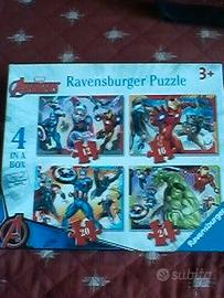 2 PUZZLE educ. in scatola dai 3 e dai 6 anni in su