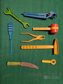 Set arnesi giocattolo plastica