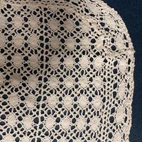 Copriletto pizzo fatto a macchina