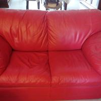 Divani due posti vera pelle