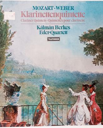 Disco Clarinetto Mozart Weber Clarinet Quintets