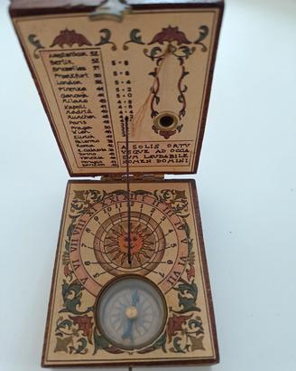 orologio solare dittico riproduzione artigianale 